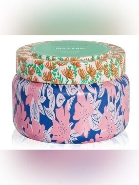 Capri Blue Volcano Scented Candle Floral,flirty, and bursting with bold patterns